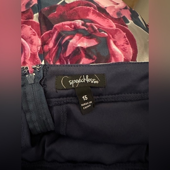 NWT Speechless Juniors Floral Mini A-Line Skirt - Picture 4 of 4